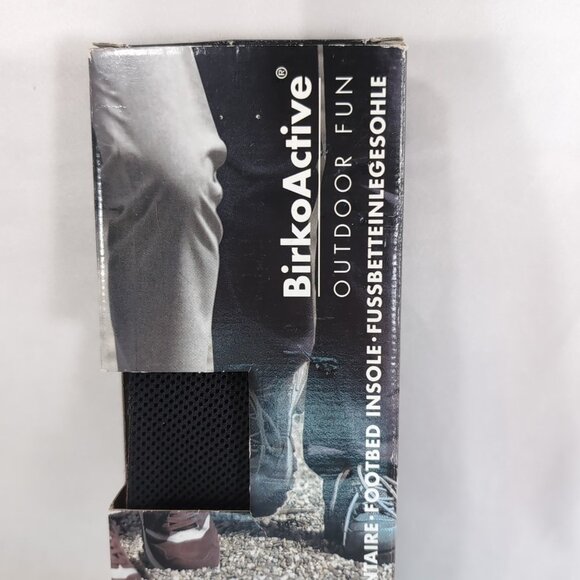 Birko Active Outdoor Fun Mesh Insoles Black gr. 38 7 - 7.5 US NEW Birkenstock - Picture 3 of 13